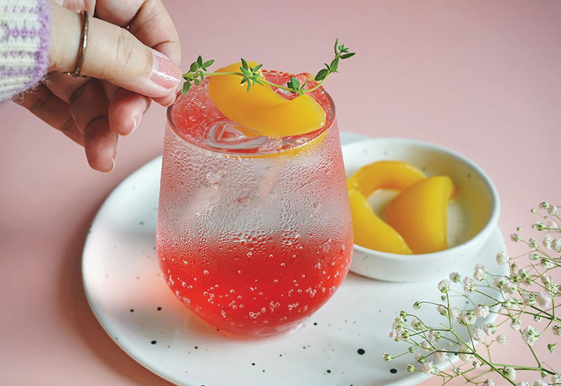 Strawberry-Peach-Cooler