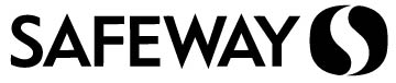 The image shows the Safeway logo in black text with a stylized S symbol to the right of the word SAFEWAY.