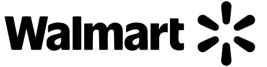 The image shows the Walmart logo with the word Walmart in bold black letters followed by a six-rayed yellow spark symbol on the right.